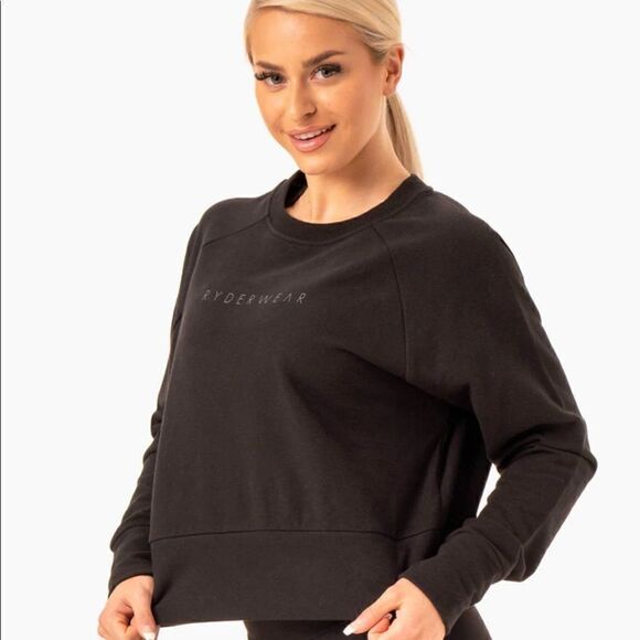 NWT Ryderwear Motion Sweater Size Medium Black - Picture 3 of 7